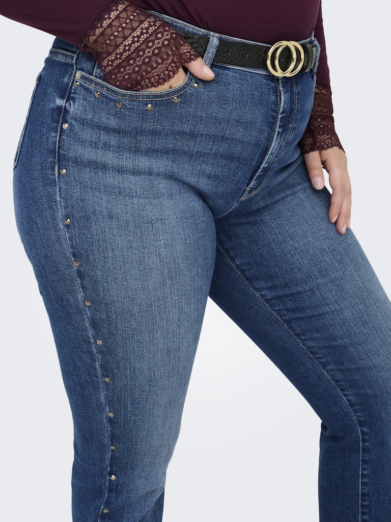 Jeans Carsui STUDS Mid Slim Medium Blue Denim LM 32