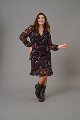 Jurk Carindigo Black/Spotlite