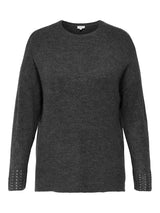 Trui Carohio Dark grey melange/Bling