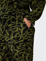 Plisse Broek Carmika Peat moss
