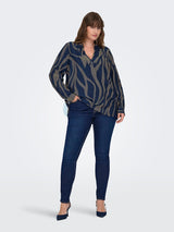 Blouse Carfannil Grapic print Night sky