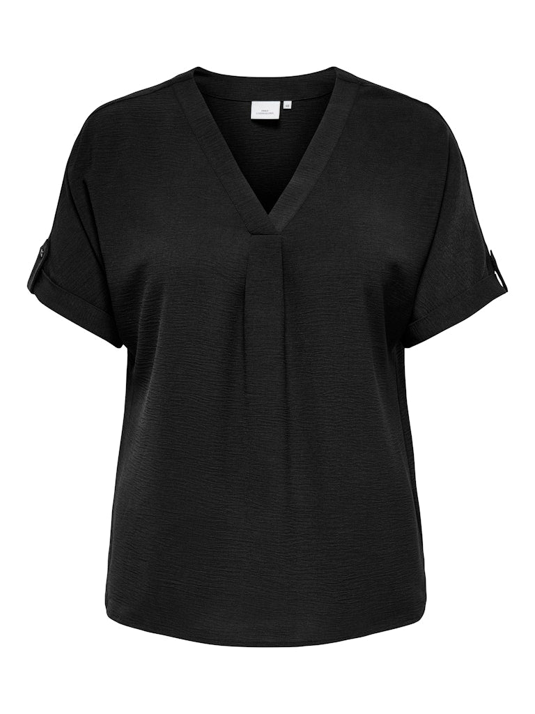 Shirt Carmetta 2/4 mouw Zwart