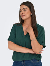 Shirt Carmetta 2/4 mouw Green Gables