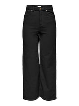 Rib Broek Carhope HW wide Black