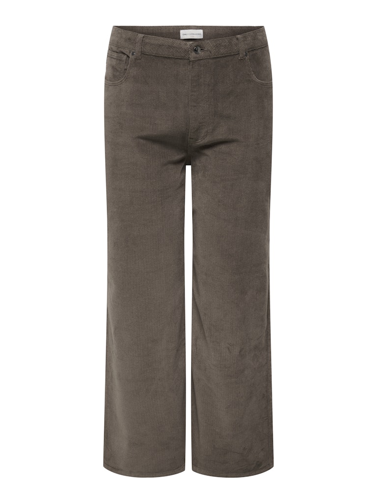 Rib Broek Carhope HW wide Morel