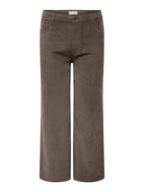 Rib Broek Carhope HW wide Morel