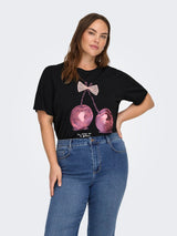 Shirt CarKita Black/Cherry Bow