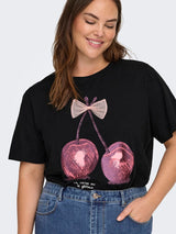Shirt CarKita Black/Cherry Bow