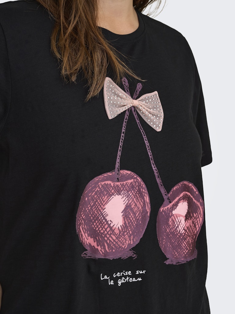 Shirt CarKita Black/Cherry Bow