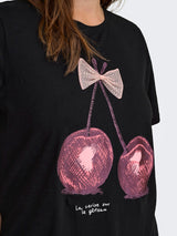Shirt CarKita Black/Cherry Bow
