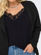 Singlet top Carmetta Lace Black