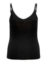 Carshape singlet top Zwart