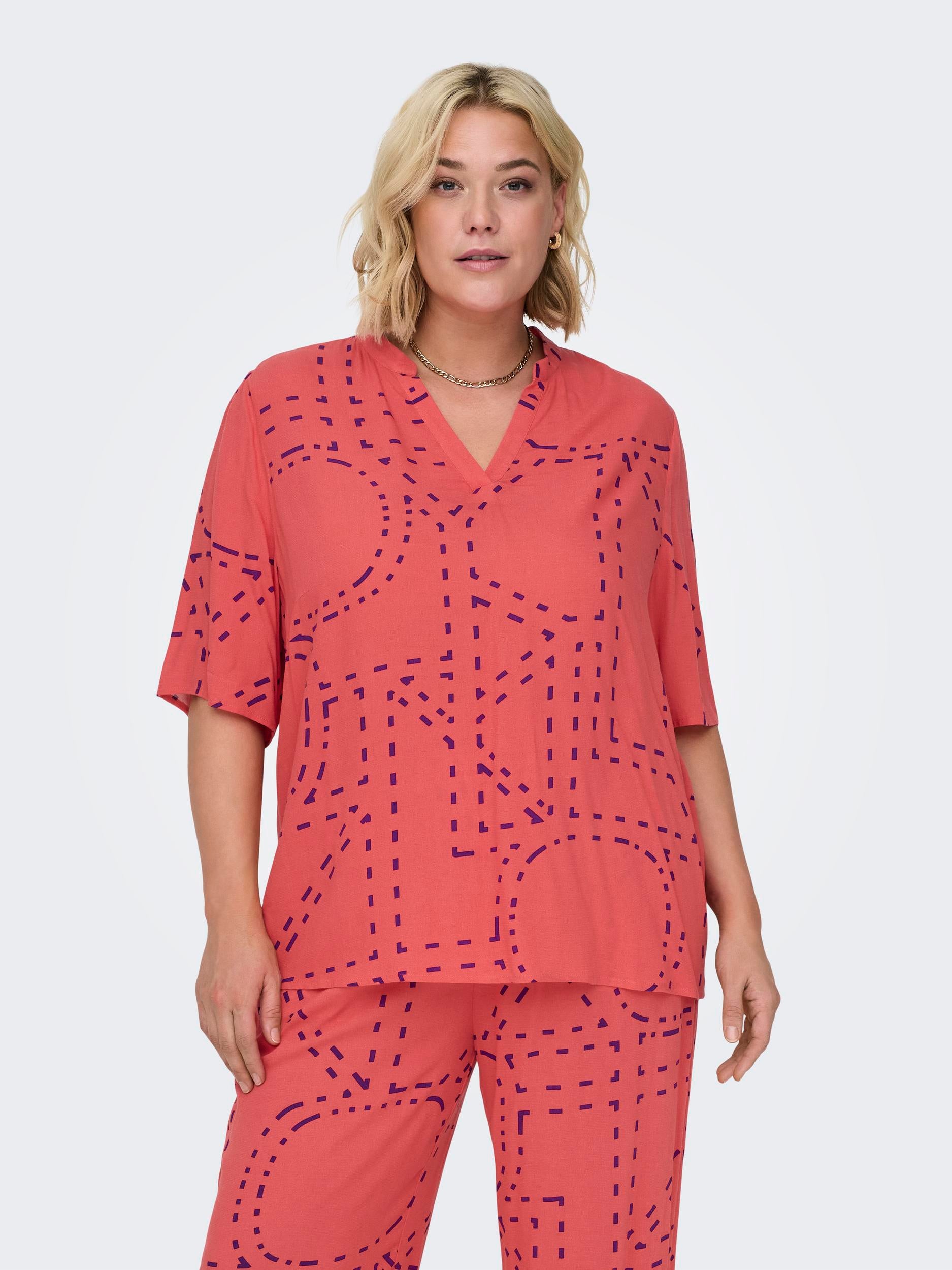 Shirt Carphoebe print rebel Rose of Sharon t/m 54