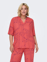 Shirt Carphoebe print rebel Rose of Sharon t/m 54