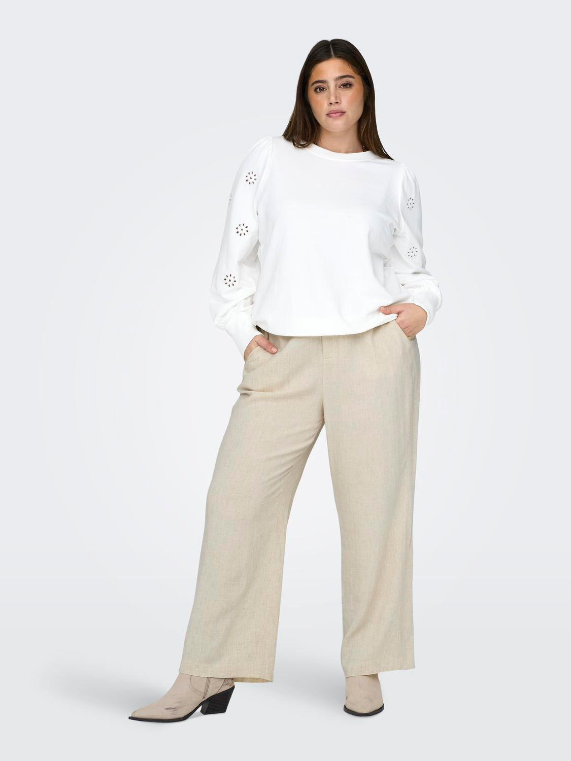 Linnen Broek Caragnes Moonbeam