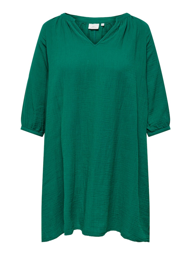 V- Neck Knie jurk Carthyra Aventurine