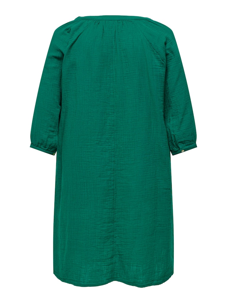 V- Neck Knie jurk Carthyra Aventurine