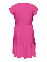 Frill Dress Carmay Raspberry Rose
