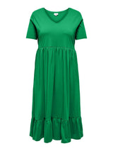 Peplum Calf Dress  Carmay Green Bee