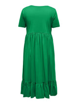 Peplum Calf Dress  Carmay Green Bee