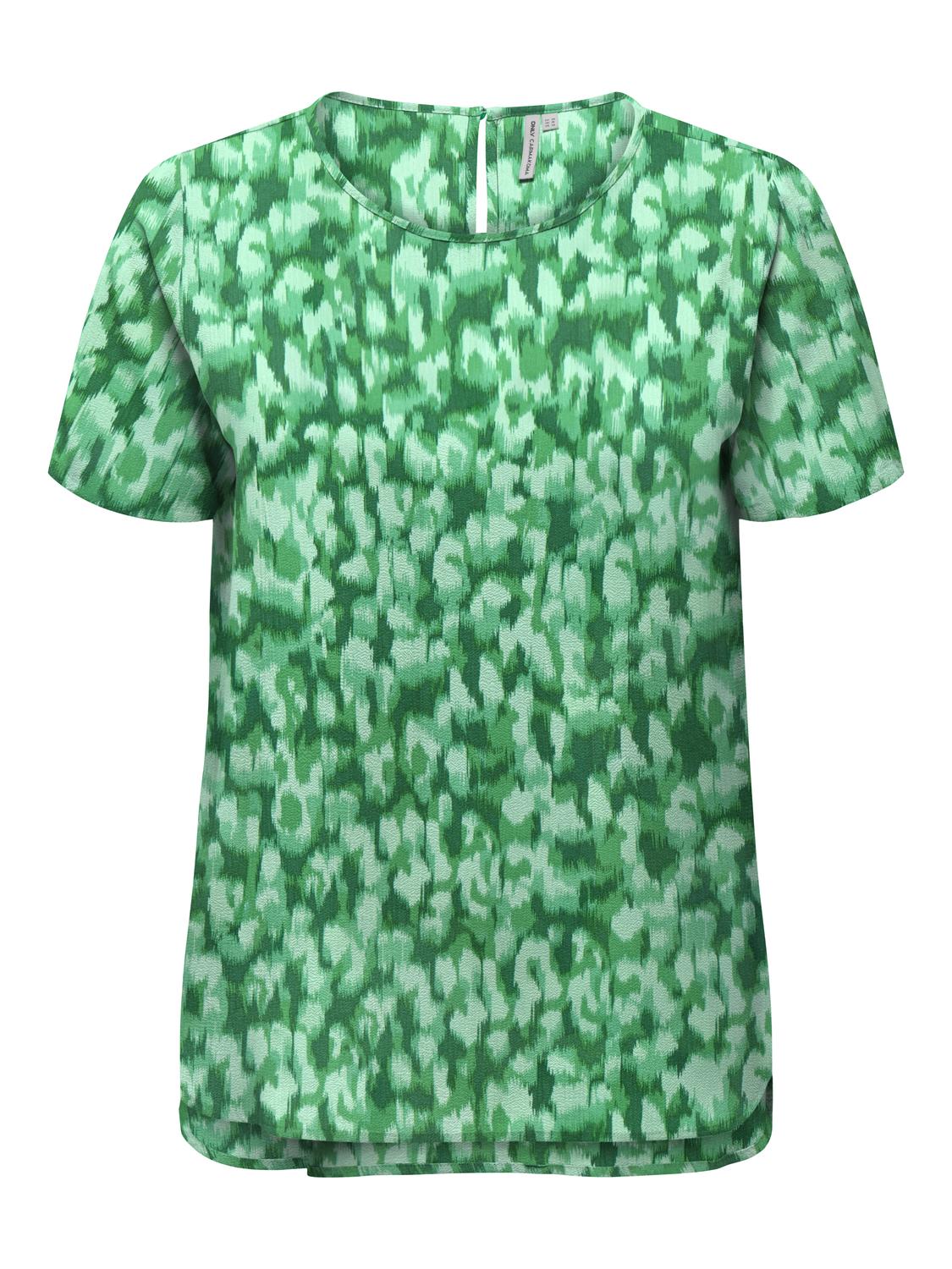 Shirt Carvica print City Leo Green Bee