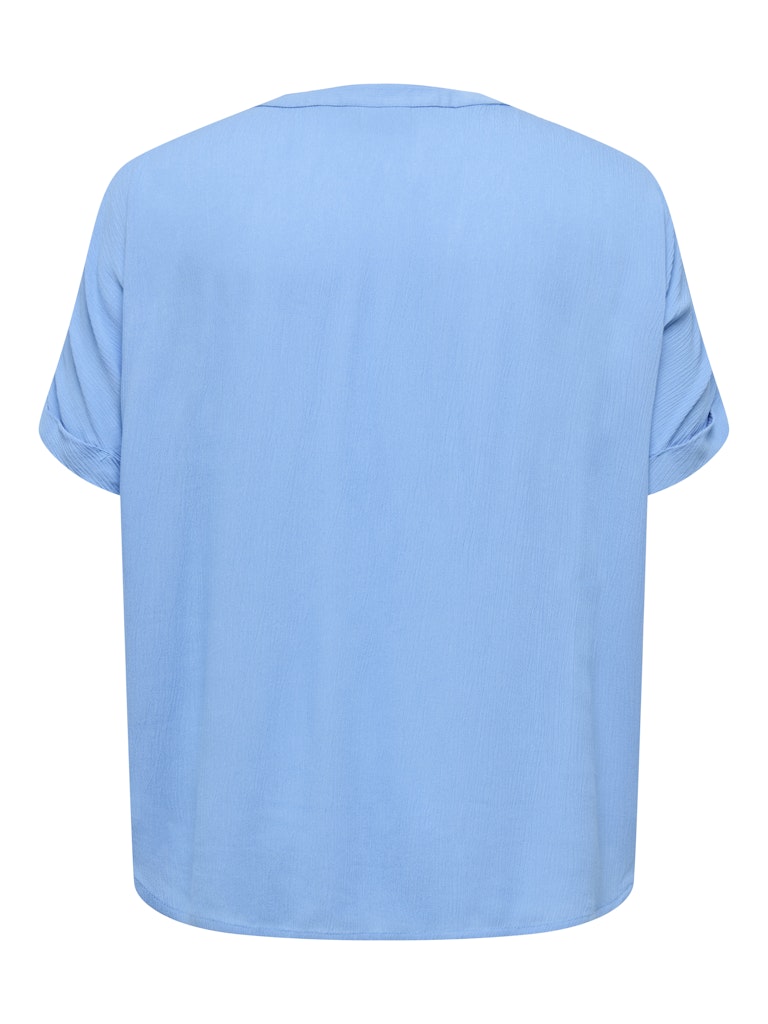Blouse Carrowa effen Azure Blue