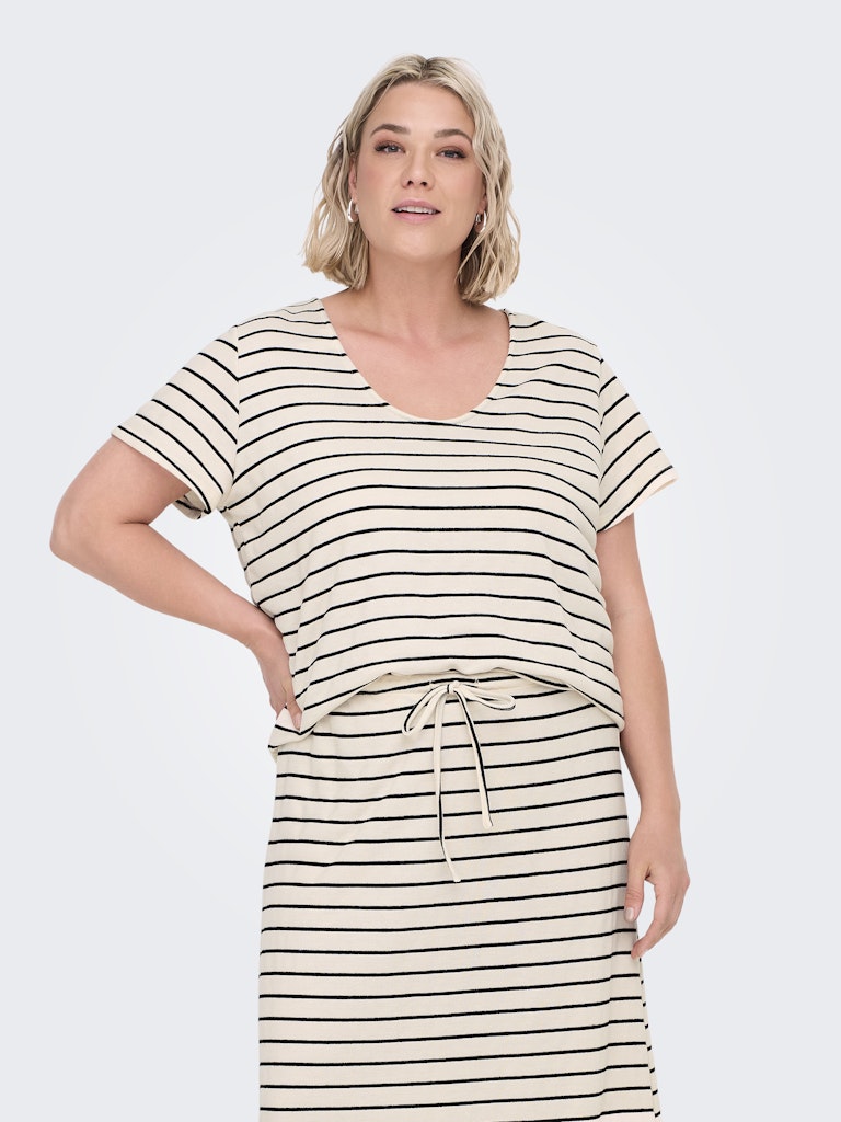 Shirt Carjana streep Cloud dancer