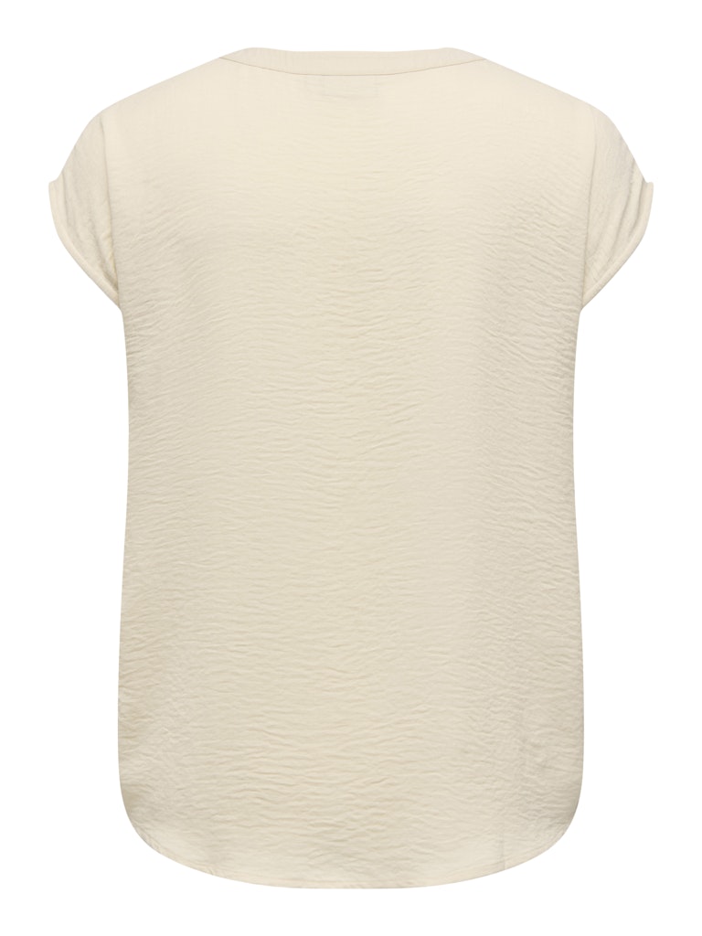 Blouse Carshilla effen Sandshell