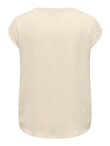 Blouse Carshilla effen Sandshell