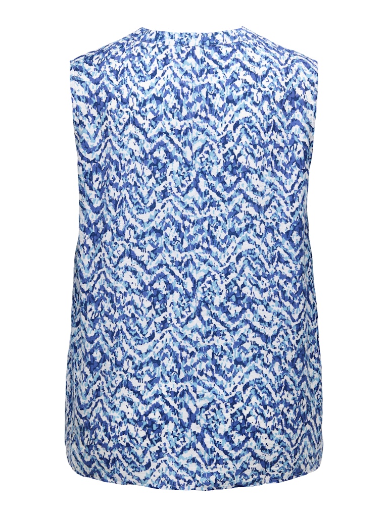 Top Carsonyali Cloud dancer/Blue Summer