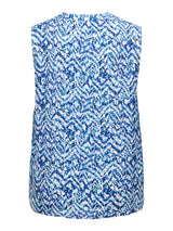 Top Carsonyali Cloud dancer/Blue Summer