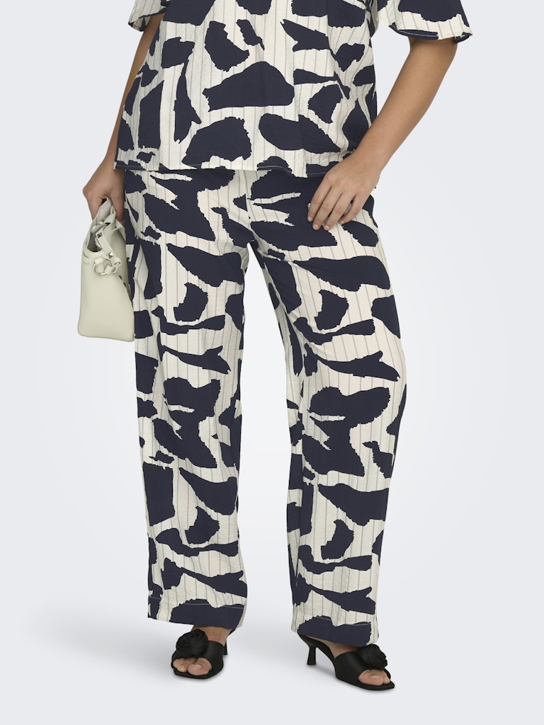 Broek Carmisia Cloud Dancer/Graphic