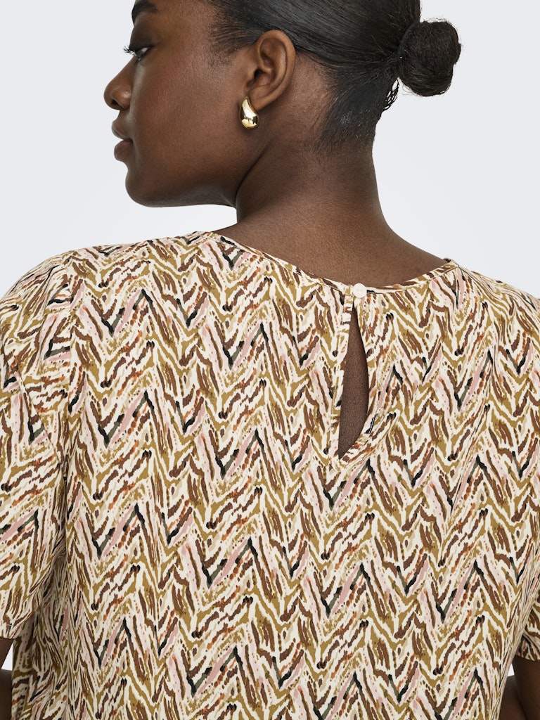 Shirt Carnova print Whitecap Gray/Abstract