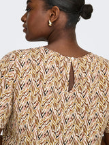 Shirt Carnova print Whitecap Gray/Abstract