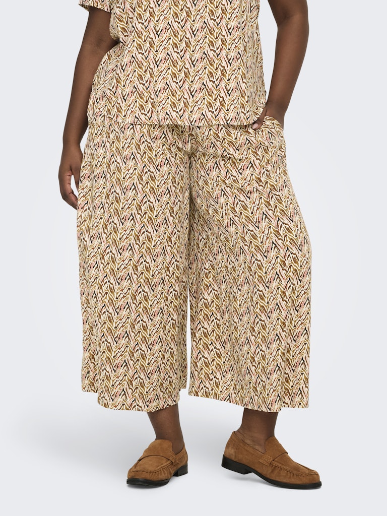Broek Carnova print Whitecap Gray/Abstract