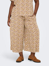Broek Carnova print Whitecap Gray/Abstract