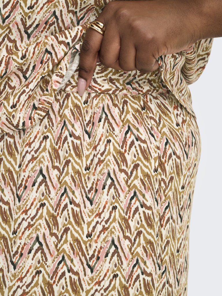 Broek Carnova print Whitecap Gray/Abstract