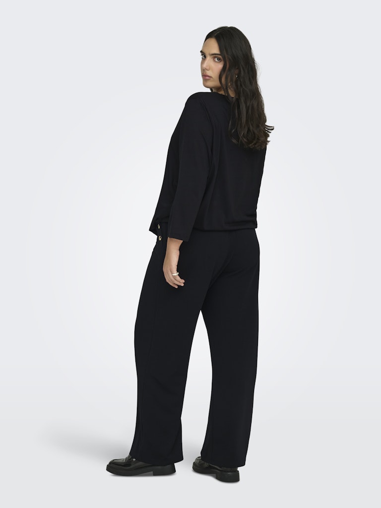 Broek Carrina Button Black