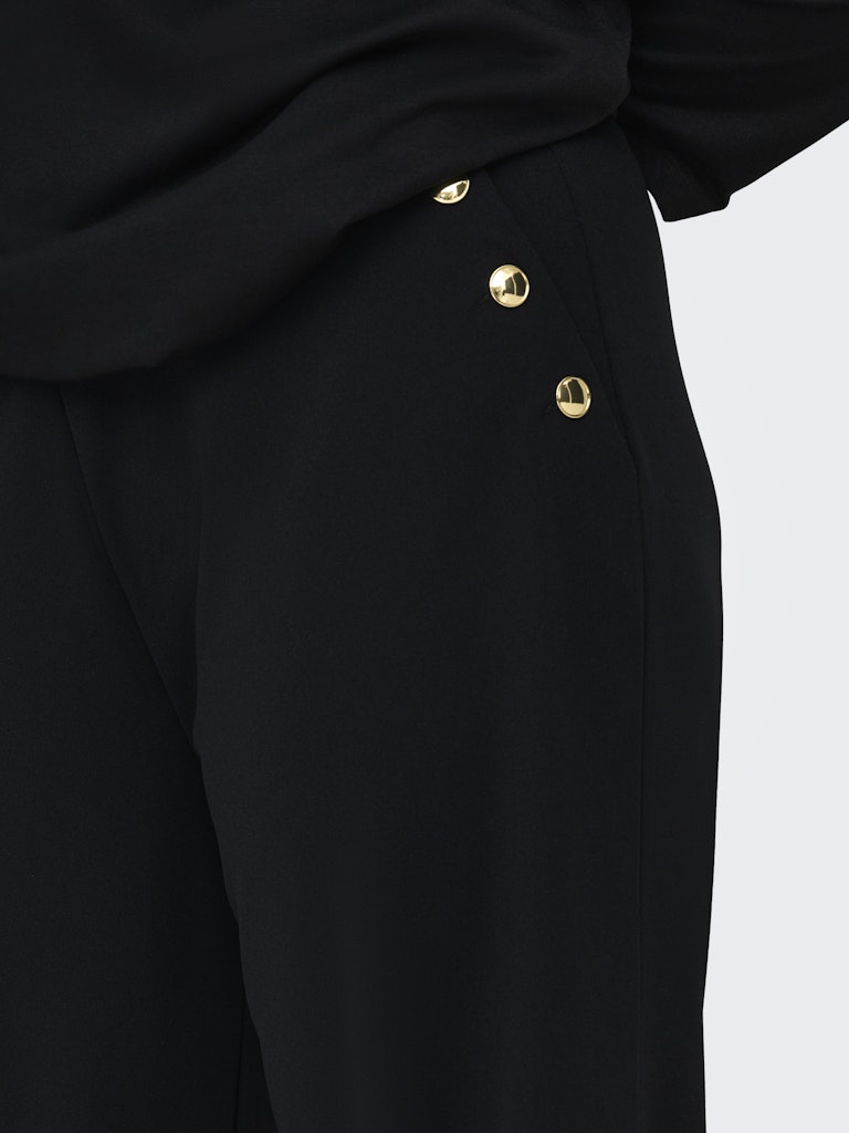 Broek Carrina Button Black