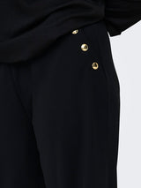 Broek Carrina Button Black