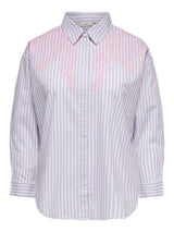 Blouse Carliah Stripe Bright White Romance