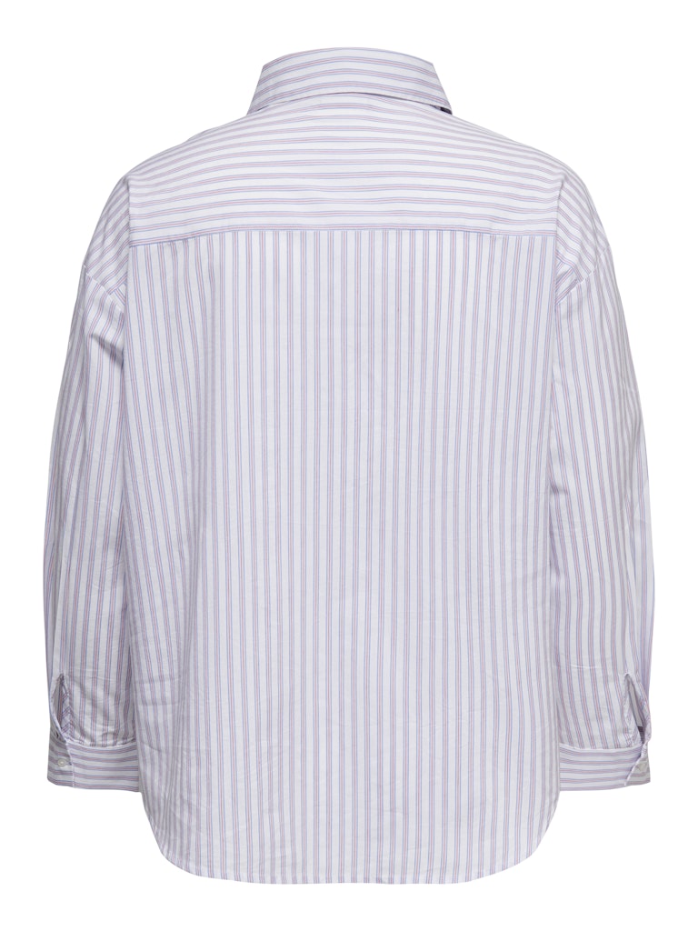 Blouse Carliah Stripe Bright White Romance