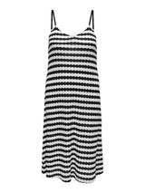 Jurk Carevara stripe Black/Cloud Dancer