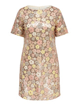 Pailette Jurk Carmabelle Sequins Floral Sunlight
