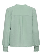 Blouse Lange Mouw Carmetta V-neck jadeite