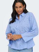Blouse Broderie Carnew Grace Julia Cornflower Blue