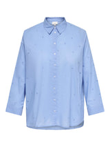 Blouse Broderie Carnew Grace Julia Cornflower Blue