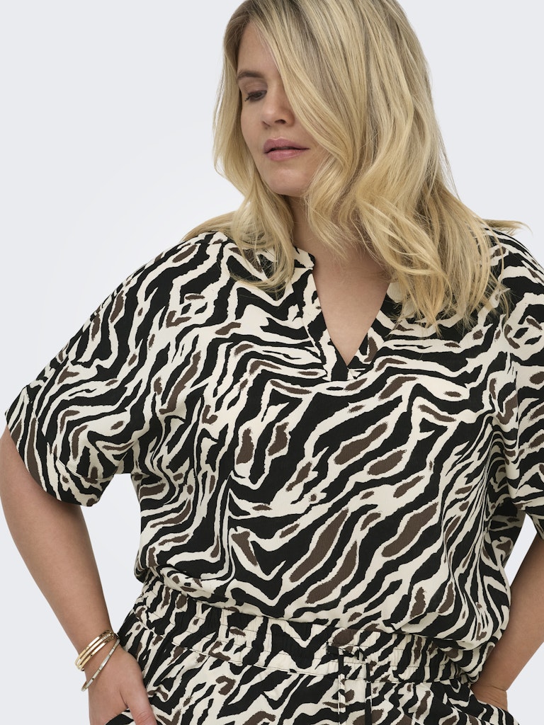 Shirt Carelite Graphic Animal Black