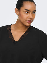 Shirt Carmetta Lace Black