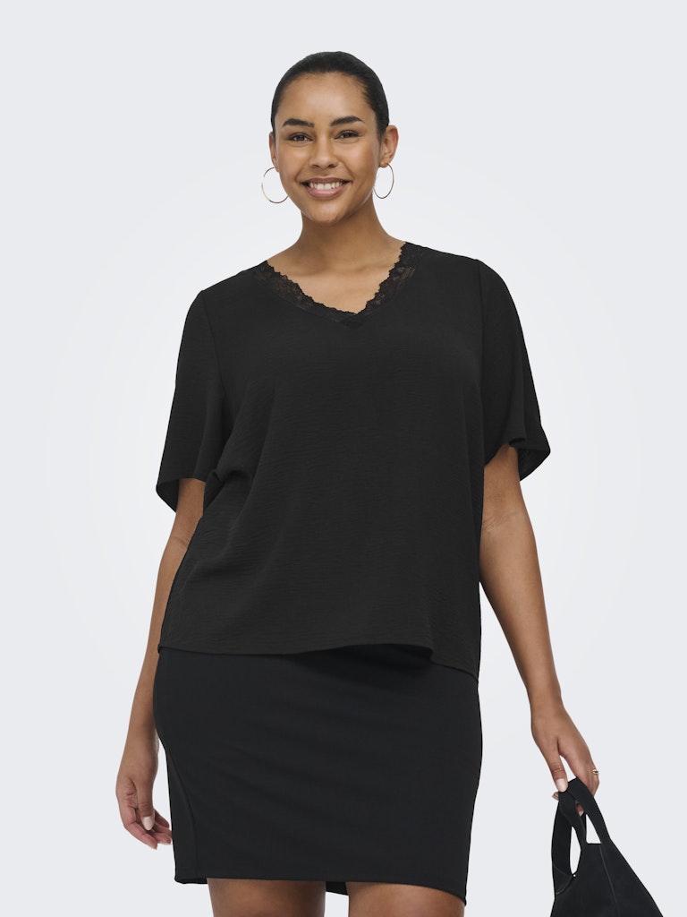 Shirt Carmetta Lace Black